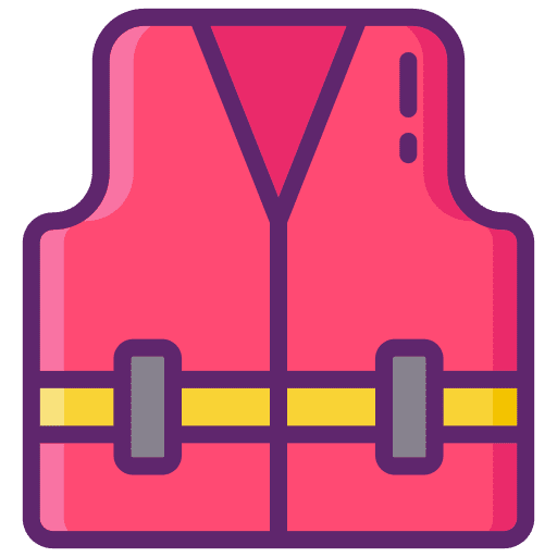 Life vest life jacket safety lifesaver icon