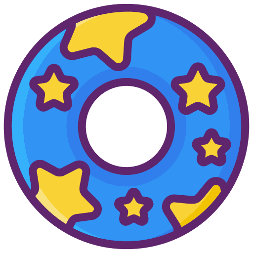 Rubber ring life preserver float security icon