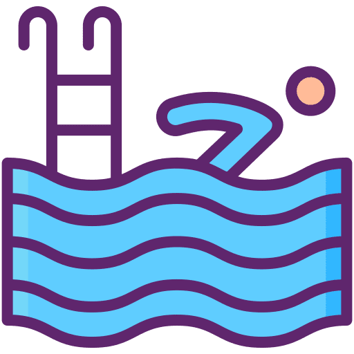 Swimming water sport sports and competition swimming pool icon