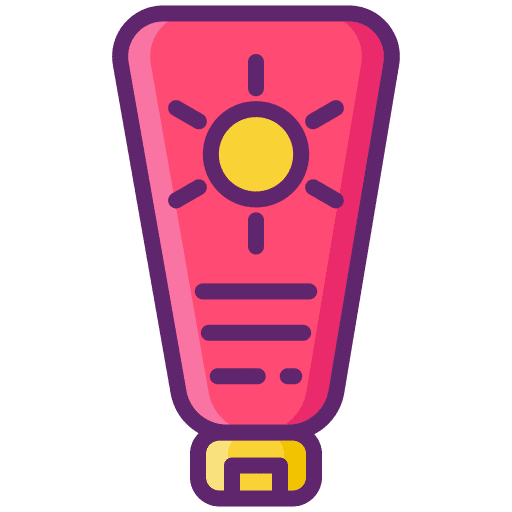 Sunscreen holidays cosmetic sunscreen icon