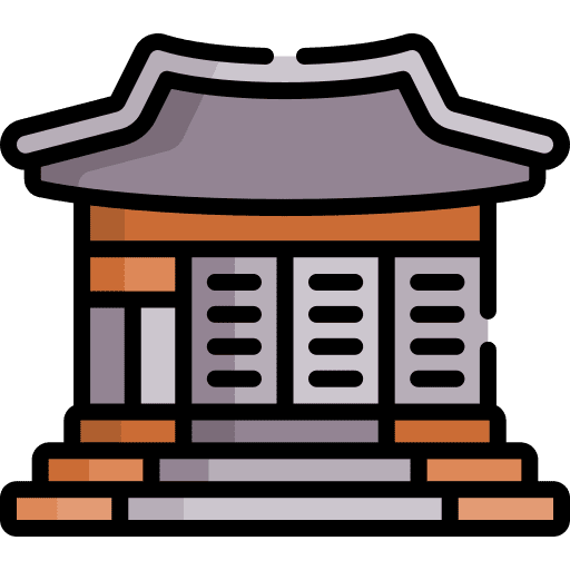 Bukchon hanok building architecture and city south korea icon