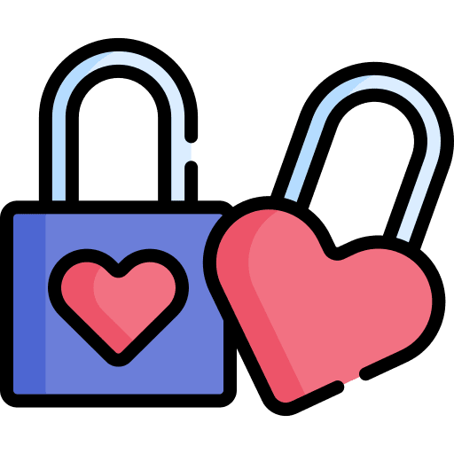 Love cultures korean padlock icon Love cultures korean padlock icon