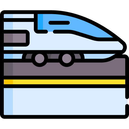 Train station train public transport icon Train station train public transport icon