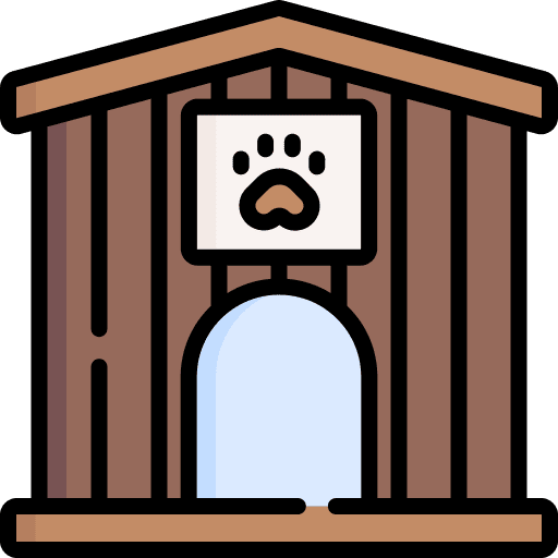 Dog house shelter animals kennel icon Dog house shelter animals kennel icon