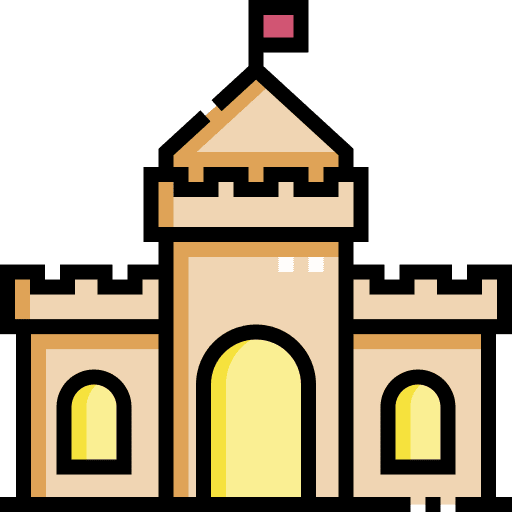 Castle tower castle cultures icon Castle tower castle cultures icon