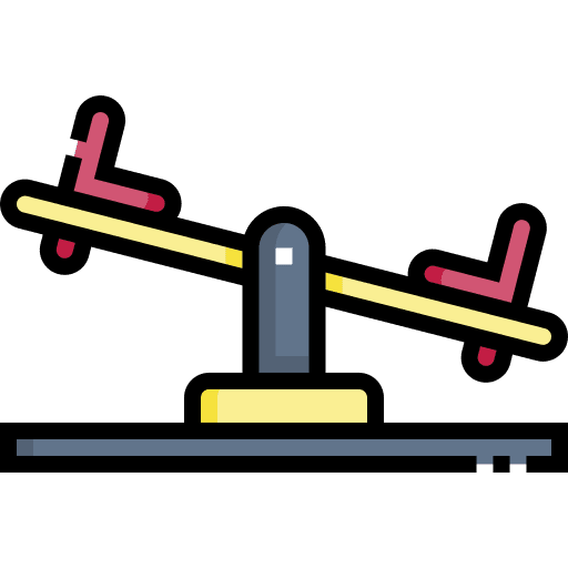 Seesaw seesaw amusement park leisure icon Seesaw seesaw amusement park leisure icon