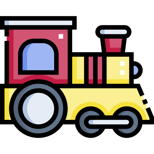 Train toy train games icon Train toy train games icon