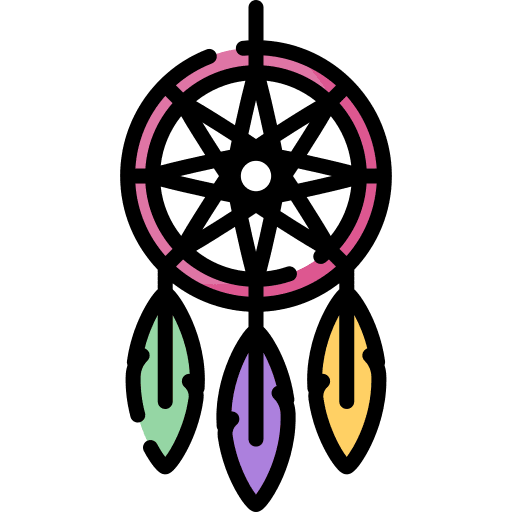 Dreamcatcher art adornment sleep icon