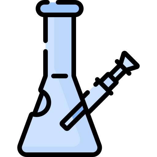 Bong smoke drugs nature icon
