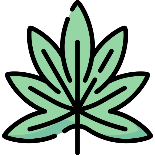Cannabis drug miscellaneous cannabis icon