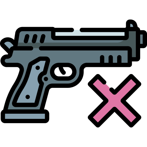Gun no prohibition gun icon
