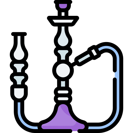 Hookah miscellaneous pipe smoke icon