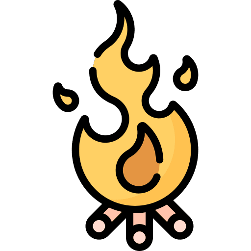 Bonfire bonfire wood campfire icon