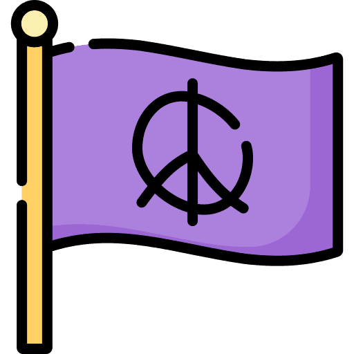 Peace peace love symbol icon