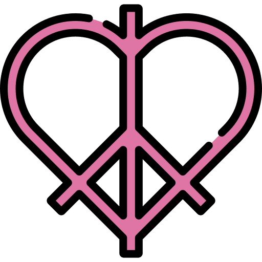 Peace shapes and symbols symbol signs icon