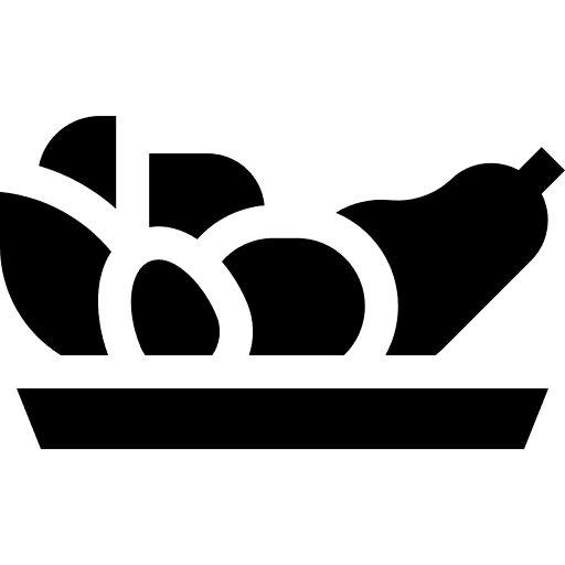 Ingredients vegetable food and restaurant ingredients icon