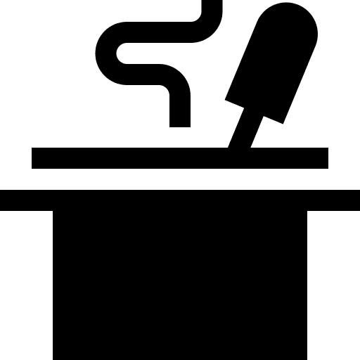 Pot food and restaurant equipment soup icon