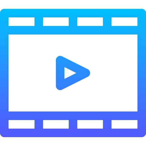 Video player play video interface multimedia option icon