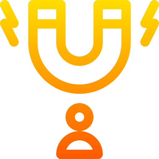 Lead generation user engagement magnetism lead generation icon Lead generation user engagement magnetism lead generation icon