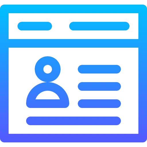 Profile social media profile seo and web icon Profile social media profile seo and web icon