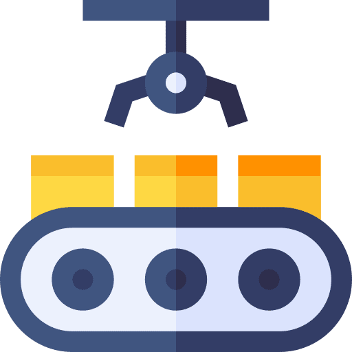 Assembly industrial product line icon