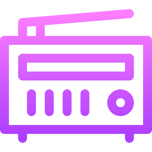 Radio transistor news electronics icon Radio transistor news electronics icon