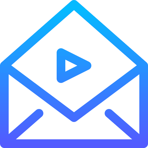 Video message mail video icon Video message mail video icon