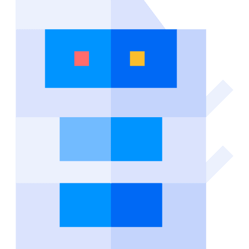 Copy machine photocopy device office tools icon