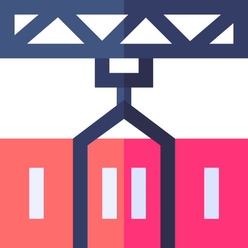 Crane storage crane hook icon
