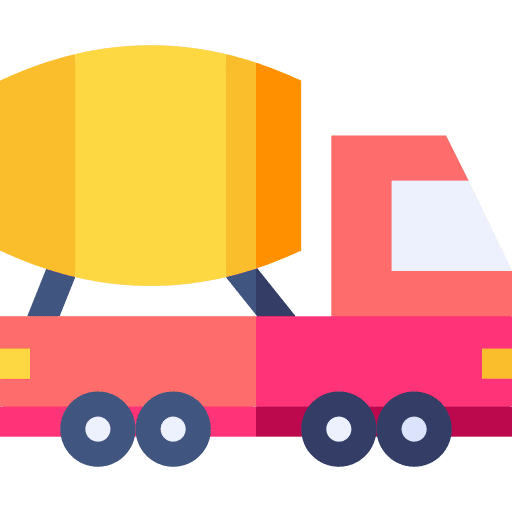 Mixer truck mixer truck concrete truck heavy vehicle icon
