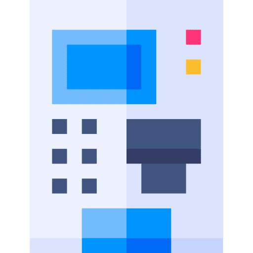 Atm machine electronics atm machine withdraw icon