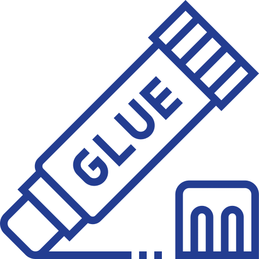 Glue stick tool education glue stick icon