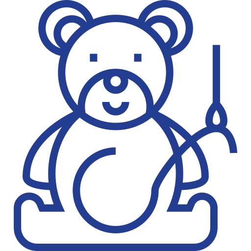 Teddy teddy bear sewing fluffy icon Teddy teddy bear sewing fluffy icon