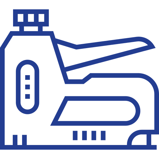 Staple gun equipment art and design education icon Staple gun equipment art and design education icon