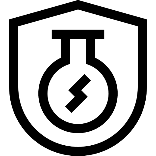 Test tube test tube lab shield icon