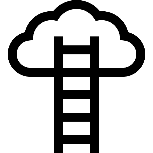 Climb increase business and finance stairs icon