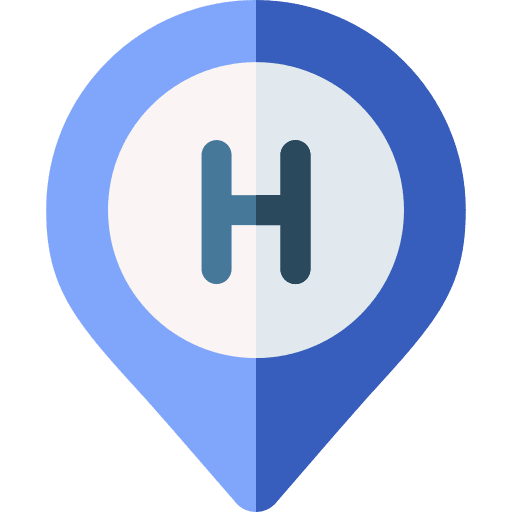 Hotel hotel travel map pointer icon