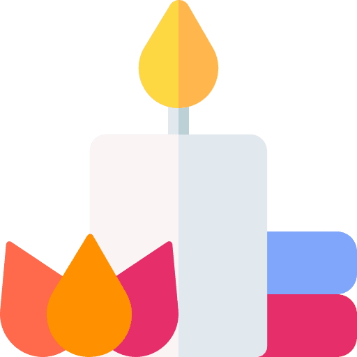 Spa relax towel spa icon