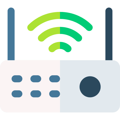 Wifi router wireless connectivity modem icon