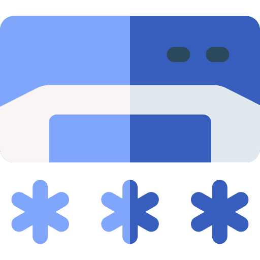 Air conditioner fresh summer temperature icon Air conditioner fresh summer temperature icon