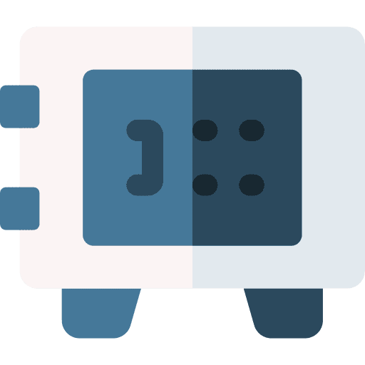 Safety box hotel service safety box security icon Safety box hotel service safety box security icon
