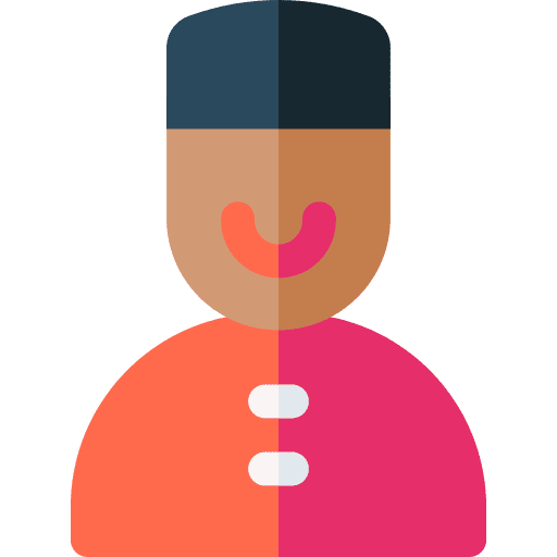 Bellboy people profile afro icon Bellboy people profile afro icon