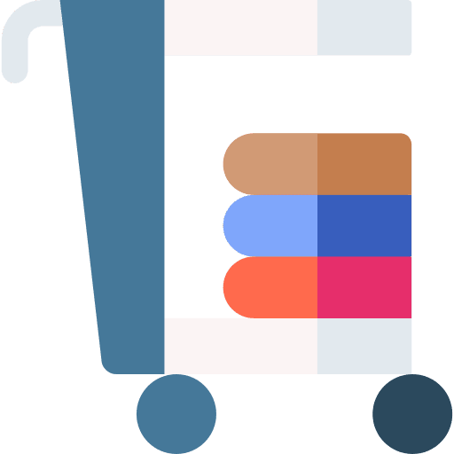 Laundry clothes trolley cart icon Laundry clothes trolley cart icon