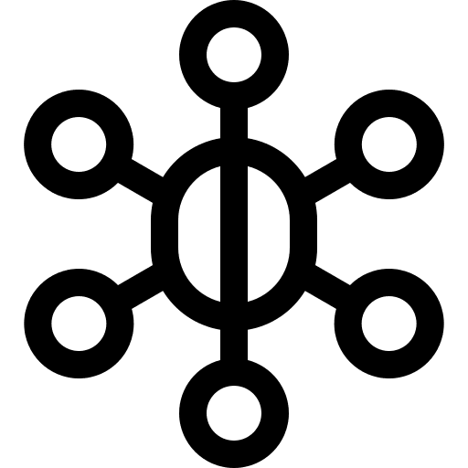 Network electronics network networking icon