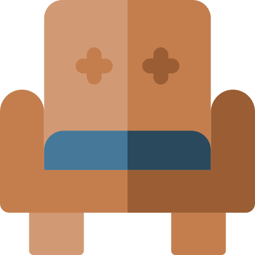 Sofa furniture and household relax seat icon Sofa furniture and household relax seat icon