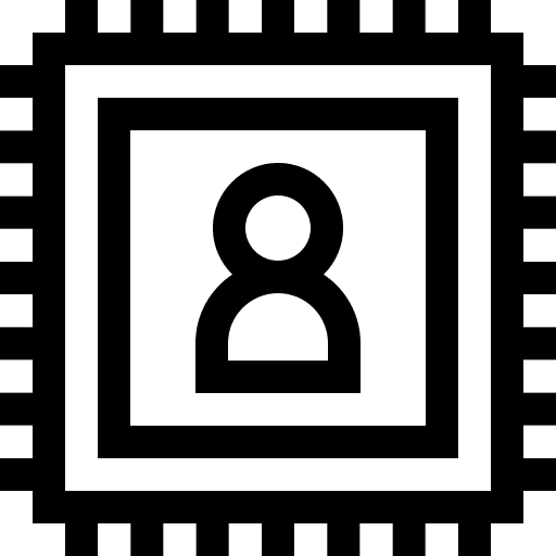 Cpu ai cpu chip icon Cpu ai cpu chip icon