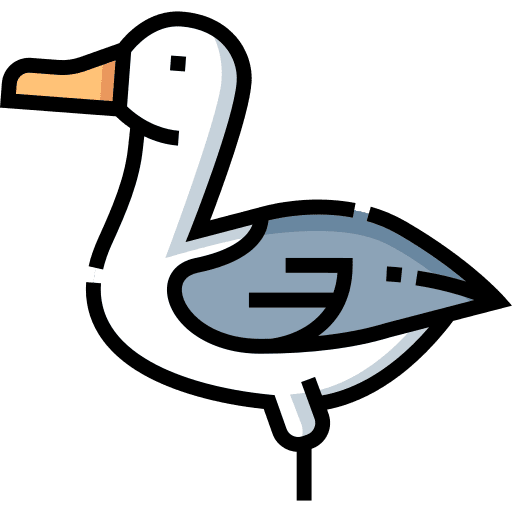 Albatross animals nautical pet icon