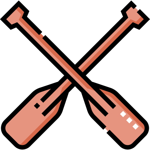 Oars transport boat sailing icon Oars transport boat sailing icon