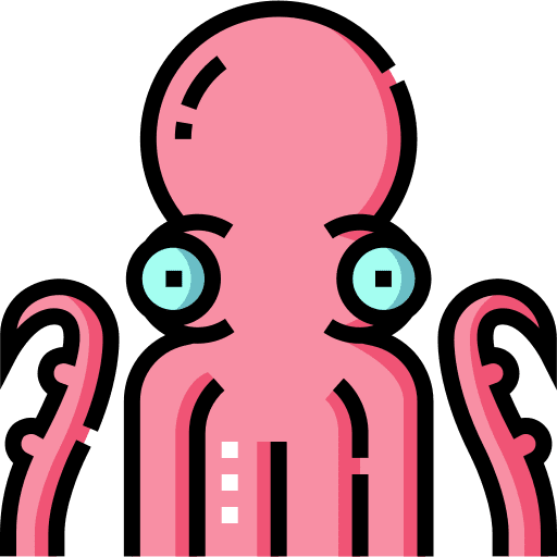 Octopus water animals octopus icon Octopus water animals octopus icon