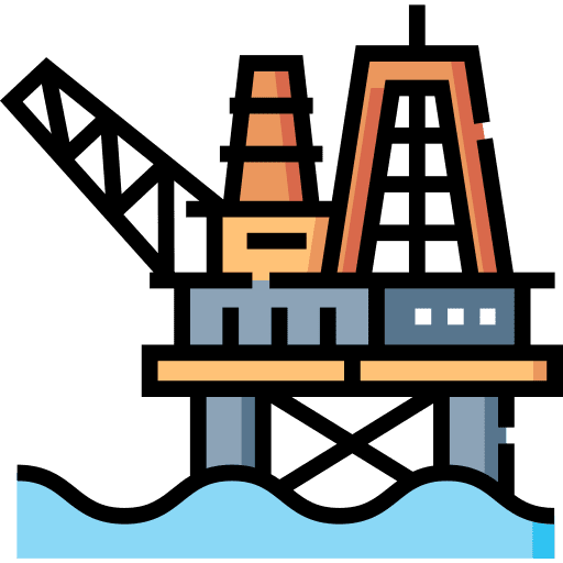 Oil rig petroleum oil rig natural gas icon